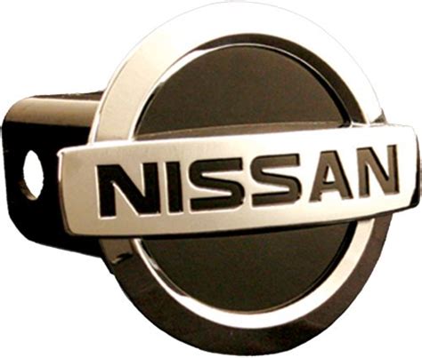 Nissan Logo Chrome Trailer Hitch Cover | TowHitch.com | Trailer Hitches ...