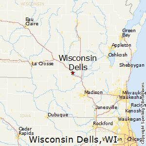 Map Of Wisconsin Dells