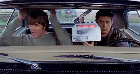 "give 'em hell, kid." (hiatus) : Supernatural Bloopers: Reader Insert ...