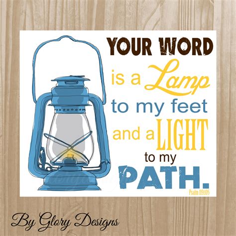 LAMP UNTO MY FEET CLIPART - 442px Image #3