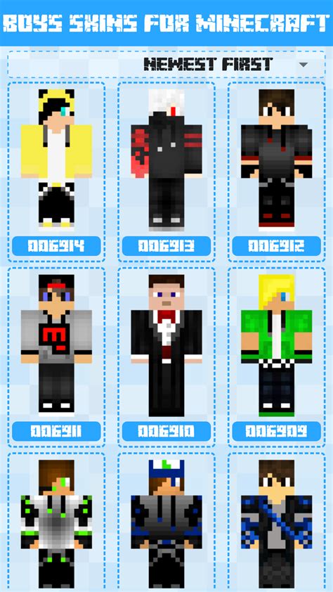 Boys Skins for Minecraft PE:Amazon.in:Appstore for Android