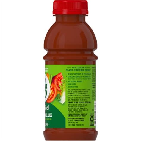 V8 Original 100% Vegetable Juice Bottle, 12 fl oz - Kroger