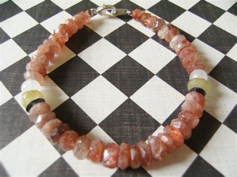 Handmade Artisan Gemstone Bracelet by 2bYours on Etsy