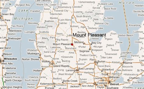 Mount Pleasant Zip Code Map - Map