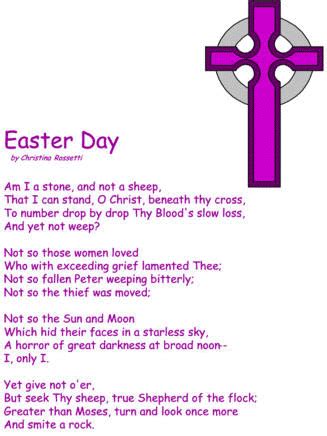 Easter Day poem | Easter poems, Easter speeches, Resurrection quotes