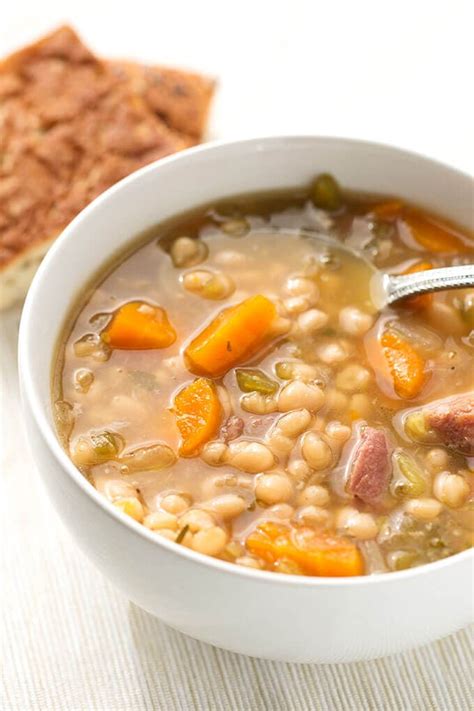 Instant Pot Ham Hock and Bean Soup - Simply Happy Foodie