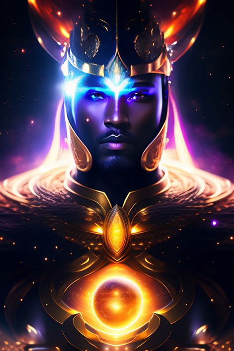 Lexica - Photorealistic fantasy cosmic concept art of a cosmic god with ...