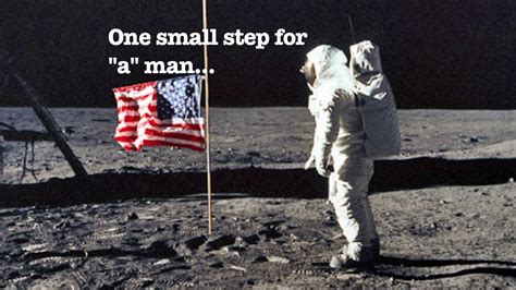 Neil Armstrong’s moon landing speech was misquoted | CW39 Houston