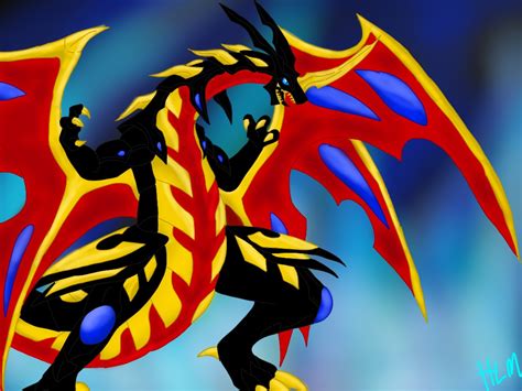 Bakugan: Mega the Ultimate Pyrus Dragonoid by BlackDragon-Studios on ...