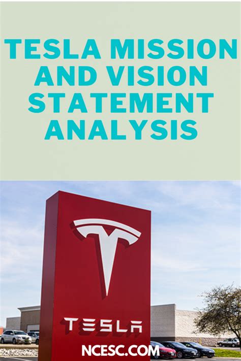 Tesla Mission and Vision Statement Analysis – Discovering Employment ...