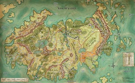 Khorvaire (Eberron) High Resolution Map | Fantasy map, Pathfinder maps ...