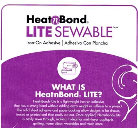 Heat n Bond Lite Sewable Iron-on Adhesive