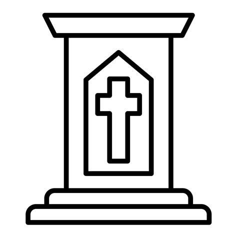 Pulpit Line Icon 14724634 Vector Art at Vecteezy