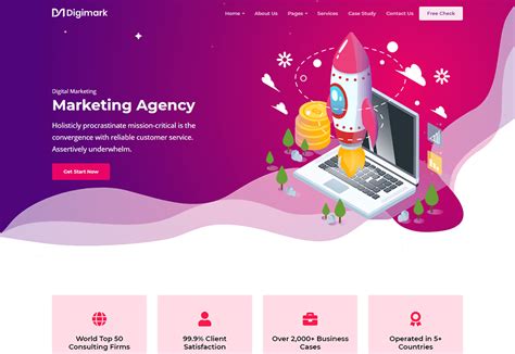 10+ Best Digital Marketing Website Template To Create Your Agency ...