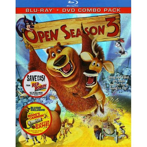 Open Season 3 (Blu-ray + DVD) - Walmart.com