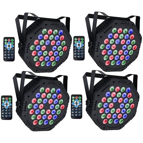 Stage Lights 36 Rgb Led Dj Par Lights Dmx & Remote Controlled | Reverb