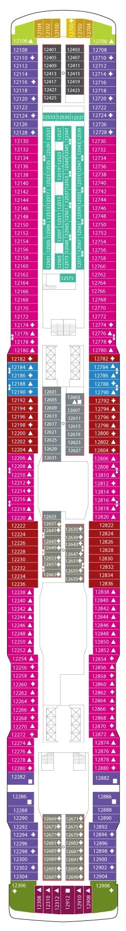 Norwegian Encore deck plans - Cruiseline.com