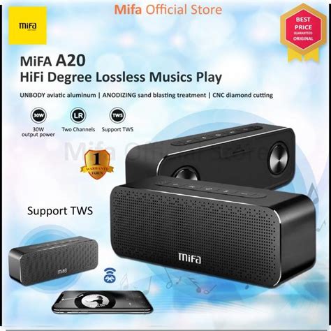 รับประกันอย่างเป็นทางการ Xiaomi MiFa A20 ลําโพงบลูทูธ แบบพกพา Original ...