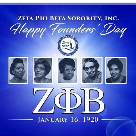 Pin by Tammie McLaurin on Zeta Phi Beta | Happy founders day, Zeta phi ...