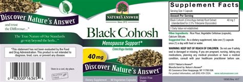 Vegetarian & Vegan Black Cohosh Root