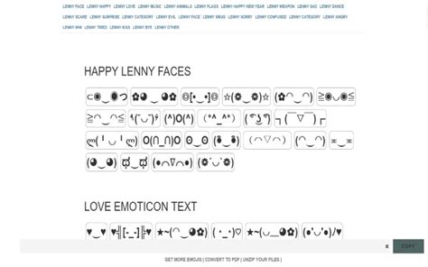 Lenny Faces keyboard for Google Chrome™ - Chrome Web Store