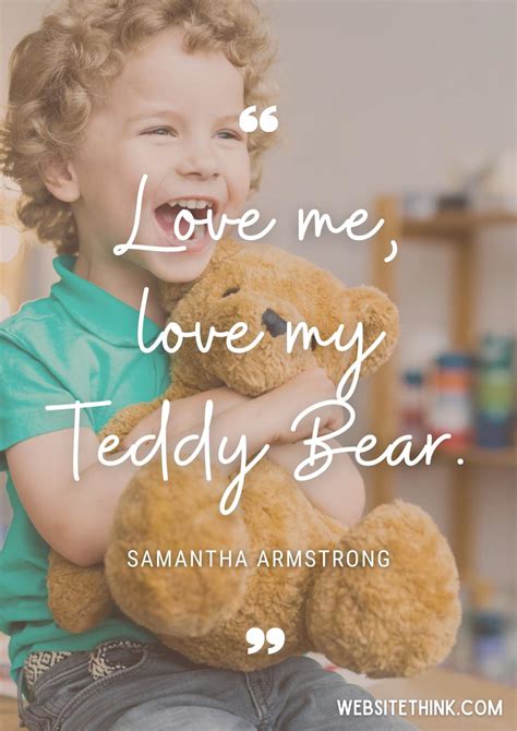 65+ Loving & Funny Teddy Bear Quotes & Sayings! 🥇