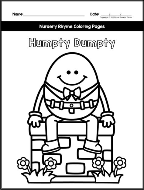 printable coloring pages humpty dumpty wonder pets ready for download