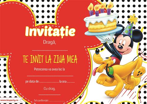 Invitatii Zi De Nastere Gratuite