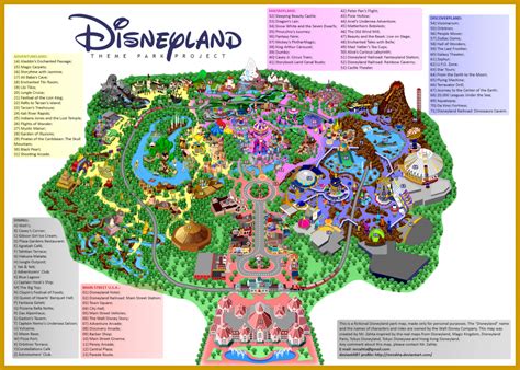 Disneyland Paris Map