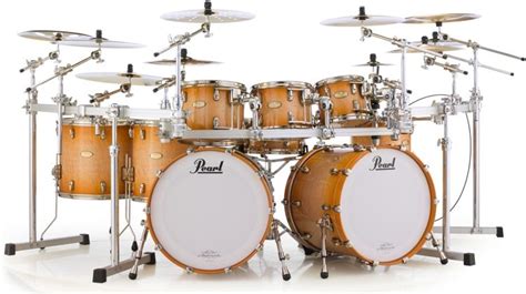 Pearl Masterworks Stadium Exotic 9-piece Shell Pack with Snare Drum ...