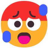 🥵 Hot Face Emoji – Meaning and Pictures – 📕 EmojiGuide