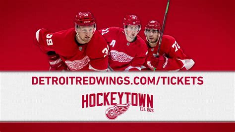 Detroit Red Wings | Tickets on Sale NOW - YouTube