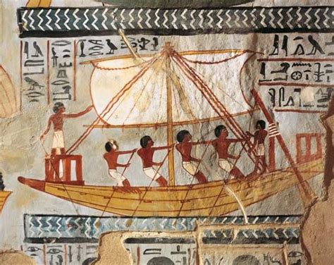 Ancient Egyptian Nile River Boats