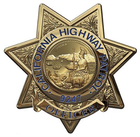 California Highway Patrol OFFICER Badge All Metal Sign With Your Badge ...