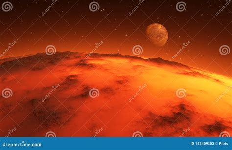 Early Stages of Planet Formation Stock Illustration - Illustration of ...