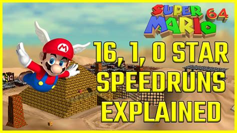 Super Mario 64 Speedrun Explained [16, 1, 0 Star] - YouTube