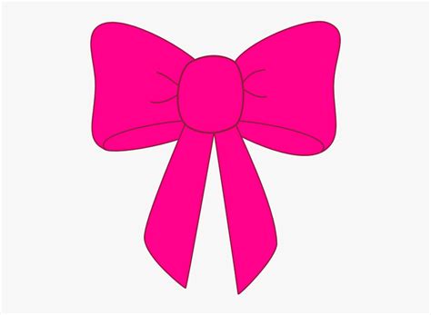 Bow Tie Clipart Cute Ribbon - Transparent Background Pink Bow Clipart ...