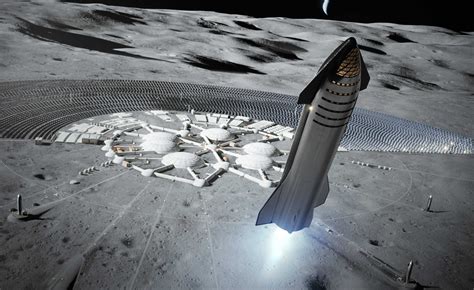 SpaceX plans to build Starships for ‘Moon Base Alpha’