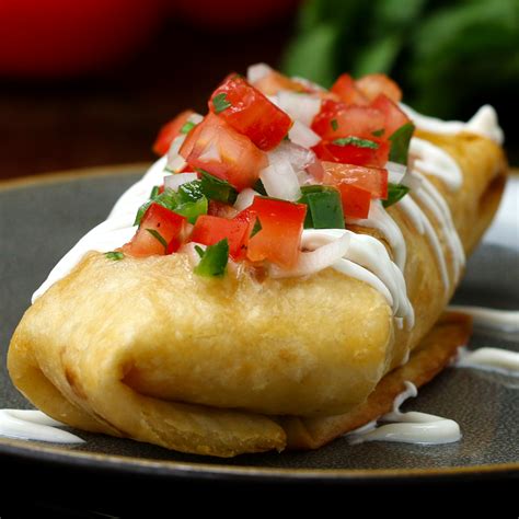 Creamy Chicken Chimichanga Recipe by Tasty