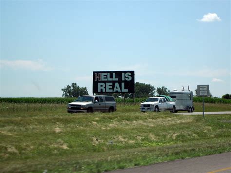 Hell Is Real Sign - Ohio | www.scoutingny.com/?p=2330 On Ju… | Flickr ...