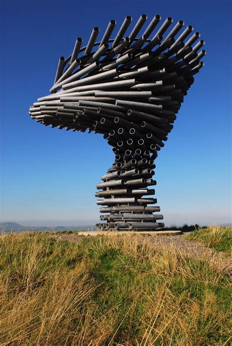 The Singing Ringing Tree is a wind powered sound sculpture resembling a ...