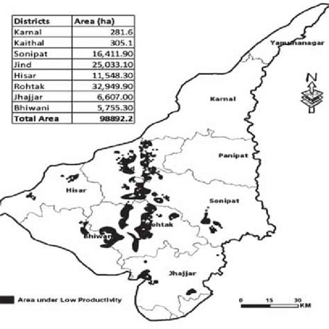 Geospatial Map of Jhajjar Distributary with Minor Canals | Download ...