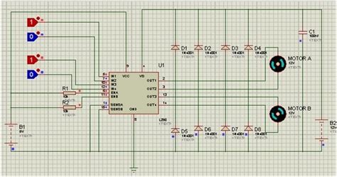 Bidirectional Motor Controller Circuit Using IC L298, 40% OFF