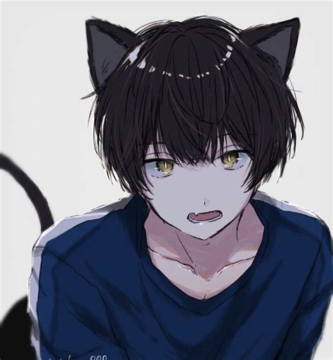 Cat boy anime illustration neko | Anime cat boy, Anime neko, Anime cat