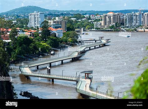 Brisbane river walkway, Queensland, Australia Stock Photo - Alamy