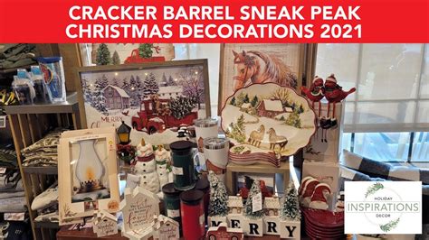 Cracker Barrel Christmas Decor 2021 SNEAK PEEK! SHOP WITH ME ...