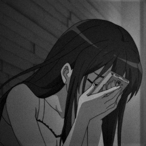 Sad Aesthetic Anime Girl Pfp Dark Aesthetic Wallpaper - IMAGESEE