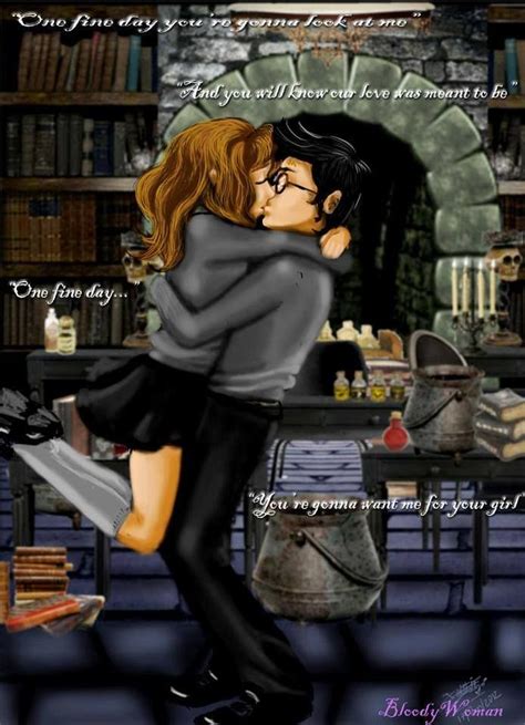 One Fine day | Harry potter comics, Harmony harry potter, Harry potter kiss