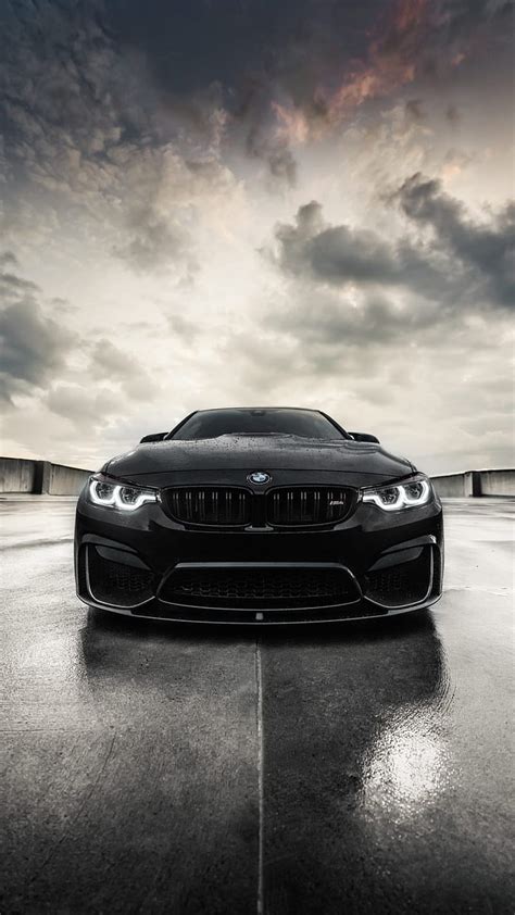 BMW M4, black, car, coupe, f82, facelift, front view, m power, vehicle ...