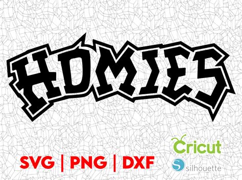 Homies Logo Design Svg Png Dxf Cricut Silhouette Great - Etsy Sweden